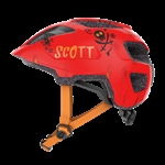 Scott Spunto Kid Florida Red med LED lys 46-52 cm - Testet god Tænk børne cykelhjelm